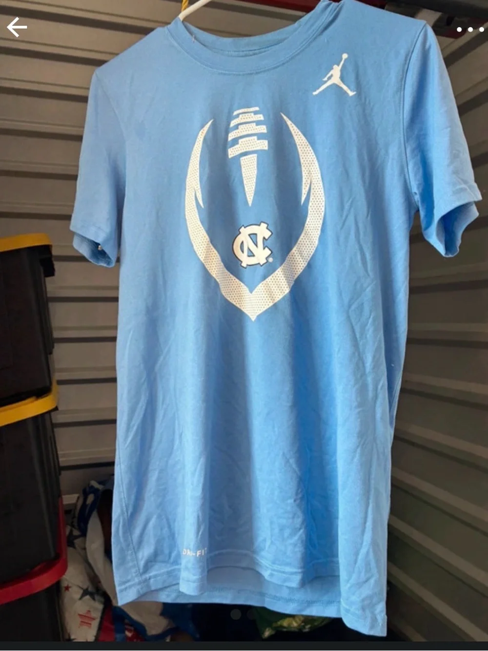 Jordan Men's Carolina Blue Graphic Short Sleeve Tee